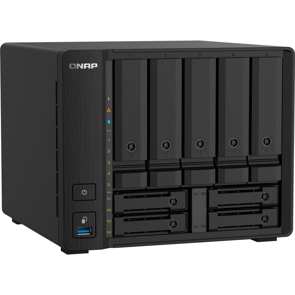 QNAP 5+4-Bay Storage TS-932PX-4G - Alpine AL-214 1.7GHz (Quad-Core), 4GB DDR4, 2x2.5GbE+2xSFP+ 10GbE, Tower