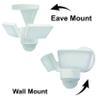 IQ AMERICA LED Outdoor Motion Sensor Security Floodlight  1100 Lumens, 180 Detection, Weatherproof Design, Versatile Eave or Wall Mounting, Exit Detection, Rotatable Sensor view 4