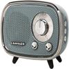 Crosley CR3039A-TN Rondo Retro Portable Rechargeable Bluetooth Speaker, Tourmaline view 1