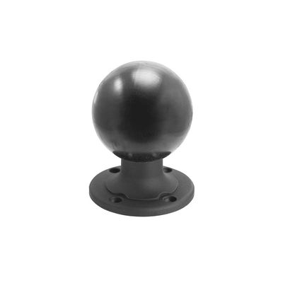 ARKON Mounts Robust Round Aluminum 57mm (2.25 inch) Ball to 4 Hole AMPS Adapter
