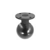ARKON Mounts Robust Round Aluminum 57mm (2.25 inch) Ball to 4 Hole AMPS Adapter view 2