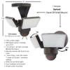IQ America LED Outdoor Motion Sensor Security Floodlight  1100 Lumens, 180 Detection, Weatherproof Design, Versatile Eave or Wall Mounting, Exit Detection, Rotatable Sensor BZ view 2