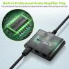 LiNKFOR Optical Cable Splitter 1x3 SPDIF Toslink with 1PCS Optical Audio Cable Toslink Splitter 1 in 3 Out Support LPCM 2.0 DTS Dolby-AC3 Compatible with PS3 DVD HDTV STB Etc view 3