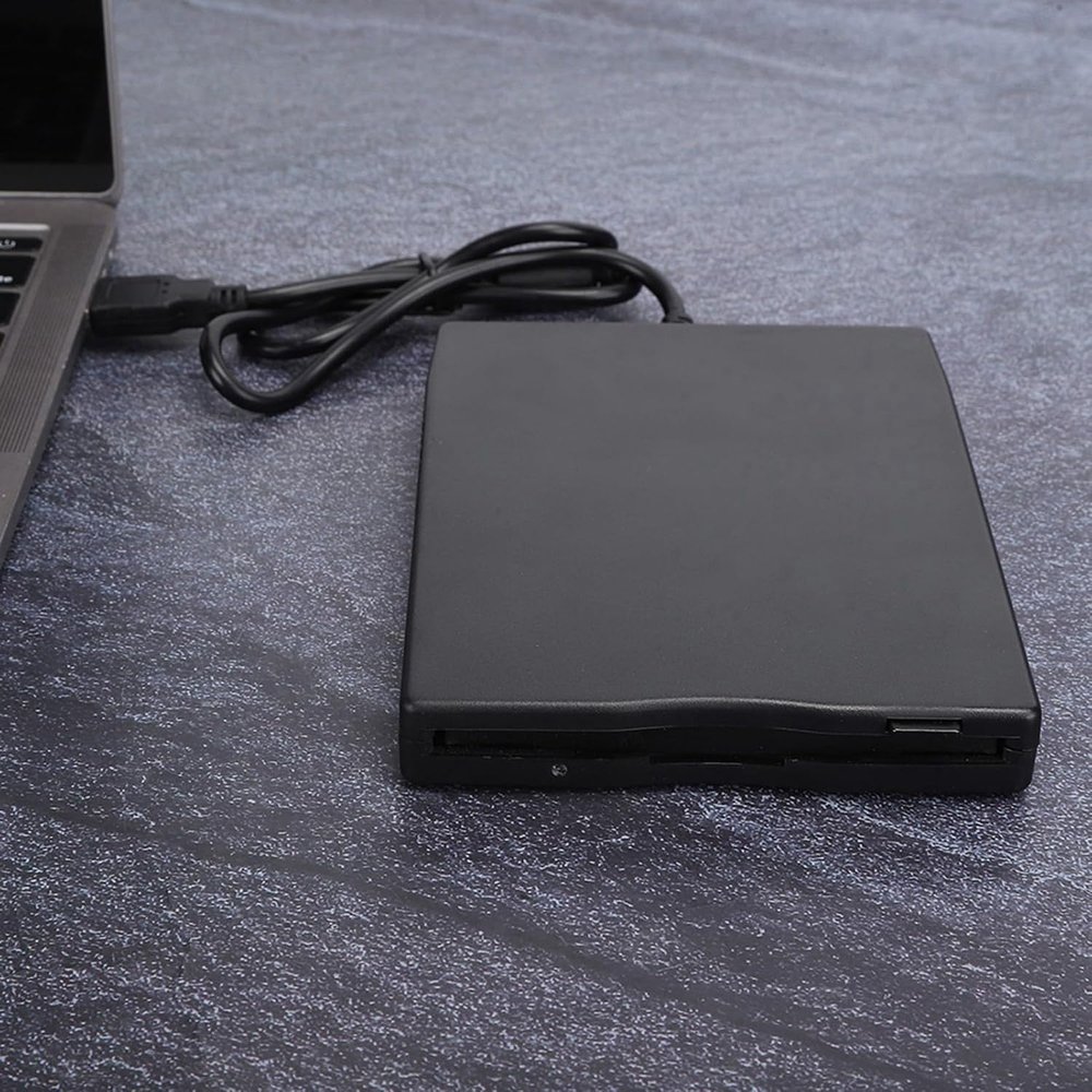 3.5 Floppy Disk Reader, Portable 3.5 USB External Floppy Drive External Removable 3.5-Inch PC Floppy Drive Card Reader for