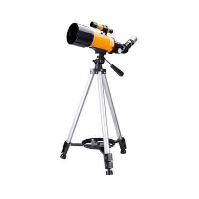 Astronomical Telescope, Stargazing HD Entry-level Space Telescope For Children And Students,Telescopes For Adults,70mm Aperture 400mm AZ Mount, The Best Gift For Children,yellow ( Color : Package 2 )