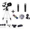 Travel Telescopes,Astronomical Telescopes 70mm Aperture Refractor Telescopes for Kids Adults Beginners with Portable Bag and Tripod (Color : Package 2) view 2