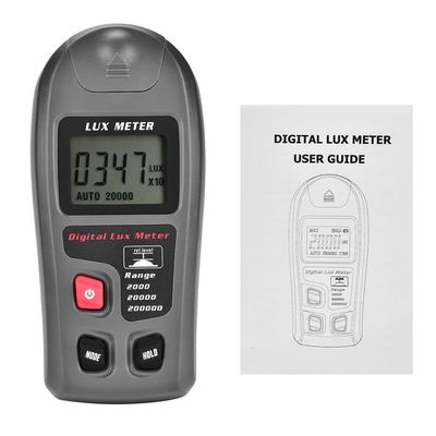 2 Times/Sec LCD Screen Waterproof Sensor Light Meter, Illuminometer, Indoor Plants Lighting,Photography for All Light Sources Including LED, Lightweight
