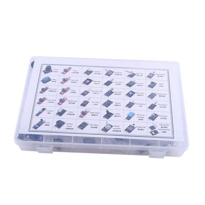 37 in Modules Kit,electronic components kit,detect temperature, humidity, sound, light, infrared, motion,for MCU Education User With Box