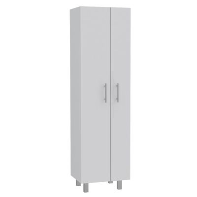 Tuhome Nala Tall Pantry Cabinet, 71.3" Freestanding Kitchen Pantry Storage Cabinet with 2 Doors and 5 Shelves, Engineered Wood, Pantry Organizers and Storage for Kitchen, Laundry, Garage