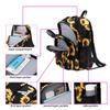abshoo Classical Basic Womens Sunflower School Backpack For Teen Girls Water Resistant College Bookbag (Sunflower Black) view 4