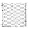 Adjust-A-Gate Adjustable Chain Link Square Corner Complete Gate Kit, Fit-Right, Black, 6'H view 4