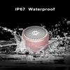 EWA Travel Case Packed, A106 Pro Portable Bluetooth Speaker with Custom Bass Radiator, Brief Design, IP67 Waterproof, Perfect Mini Speaker for Shower, Room, Bike, Car (Rosegold) view 4