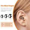 Zeadio 8-Pair Pro-Grade Covert Surveillance Earbud, Replacement Ear Insert, Silicon Earmold Earplug for Two-Way Radio Earpiece Audio Coil Tube, Compatible with Motorola/Kenwood (16pcs, Black) view 4