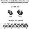 COLMO Tesla Smart Ring Tesla Key Ring Accessories Key Card Model Y Key Fob Replacement Ceramic RFID Smart Ring for Man and Woman Tesla Model 3 Accessories Fast Delivery (US11, Black Nologo-7mm) view 2