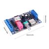 DONGKER MY-F1090 Voice Playback Module,DC 12V-24V Music Voice Module with Volume Adjuster & a 128M Capacity tf-Card Sound Playback Board view 2