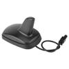 Qiilu Car Roof Antenna, Car Roof Aerial Shark Fin Antenna Fit for 5 6 6R A3 A4 A6 Seat Fakra Black view 2