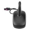 Qiilu Car Roof Antenna, Car Roof Aerial Shark Fin Antenna Fit for 5 6 6R A3 A4 A6 Seat Fakra Black view 3