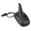 Qiilu Car Roof Antenna, Car Roof Aerial Shark Fin Antenna Fit for 5 6 6R A3 A4 A6 Seat Fakra Black view 4