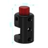 FEICHAO SLR Camera Handheld Gimbal Balance Counterweight Clip with 7X 1/4 Threaded Holes Compatible for DJI Ronin S/Zhiyun Crane 15mm Gear view 2
