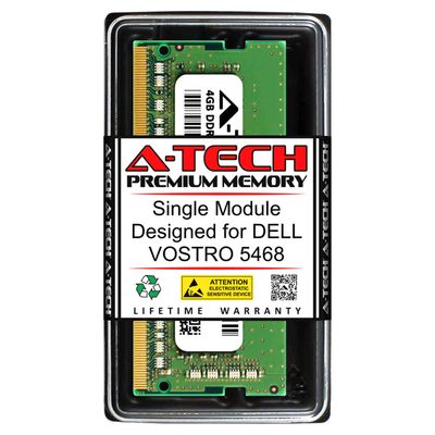 A-Tech 4GB RAM for DELL VOSTRO 5468 | DDR4 2400MHz SODIMM PC4-19200 260-Pin Non-ECC Memory Upgrade Module