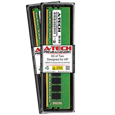 A-Tech 8GB (2 x 4GB) RAM for HP OMEN PRODESK 600 G2 SFF/MT | DDR4 2133MHz DIMM PC4-17000 288-Pin Non-ECC UDIMM Memory Upgrade Kit