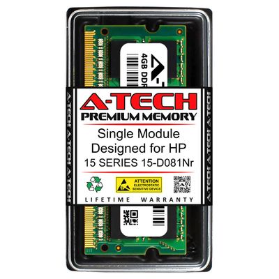A-Tech 4GB RAM for HP 15 Series 15-D081NR | DDR3 1600MHz SODIMM PC3-12800 204-Pin Non-ECC Memory Upgrade Module