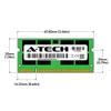 A-Tech 1GB RAM for Gateway M Series X8739 | DDR2 667MHz SODIMM PC2-5300 200-Pin Non-ECC Memory Upgrade Module view 3