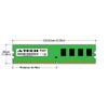 A-Tech 2GB RAM for HP Pavilion P6200LA | DDR2 800MHz DIMM PC2-6400 240-Pin Non-ECC UDIMM Memory Upgrade Module view 3