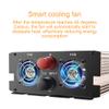 1500W Truck Inverter, 3000W Peak Power, 12V/24V to 110V/220V, with Dual Colling Fans AC Outlet and USB Port, Pure Sine Wave Converter for Car RV Boat,Dc 24v to ac 110v view 4