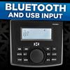 NVX NMPS20 Gauge Style Marine Stereo with Bluetooth and a Digital LED Backlit LCD Display - Perfect for Boats, UTVs, & ATVs view 2