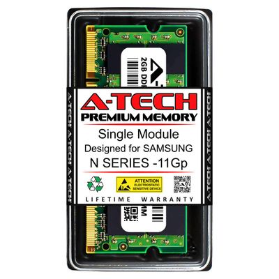 A-Tech 2GB RAM for Samsung N Series -11GP | DDR2 800MHz SODIMM PC2-6400 200-Pin Non-ECC Memory Upgrade Module