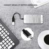Micro USB to OTG Works with Verykool i607 Direct On-The-Go Connection Kit and Cable Adapter! (Black) view 3