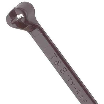 5.5" L, 0.14" W, Black Nylon Cable Tie