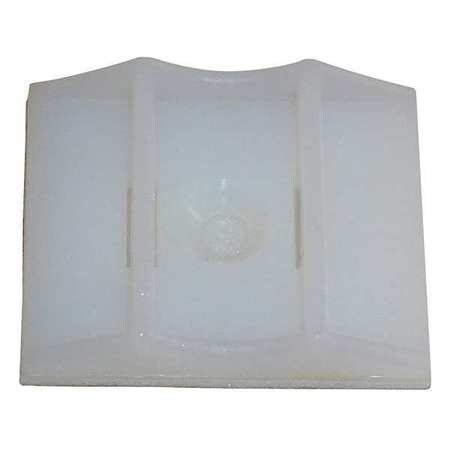 Cable Tie Mounting Pad, 2-Way, Natrl, PK100