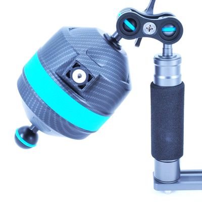 DIVTEK Mega Float Arm Bracket with Nauticam Bayonet Mount for Underwater Diving Tray Video Light/Strobe Float Arms (D95-110)