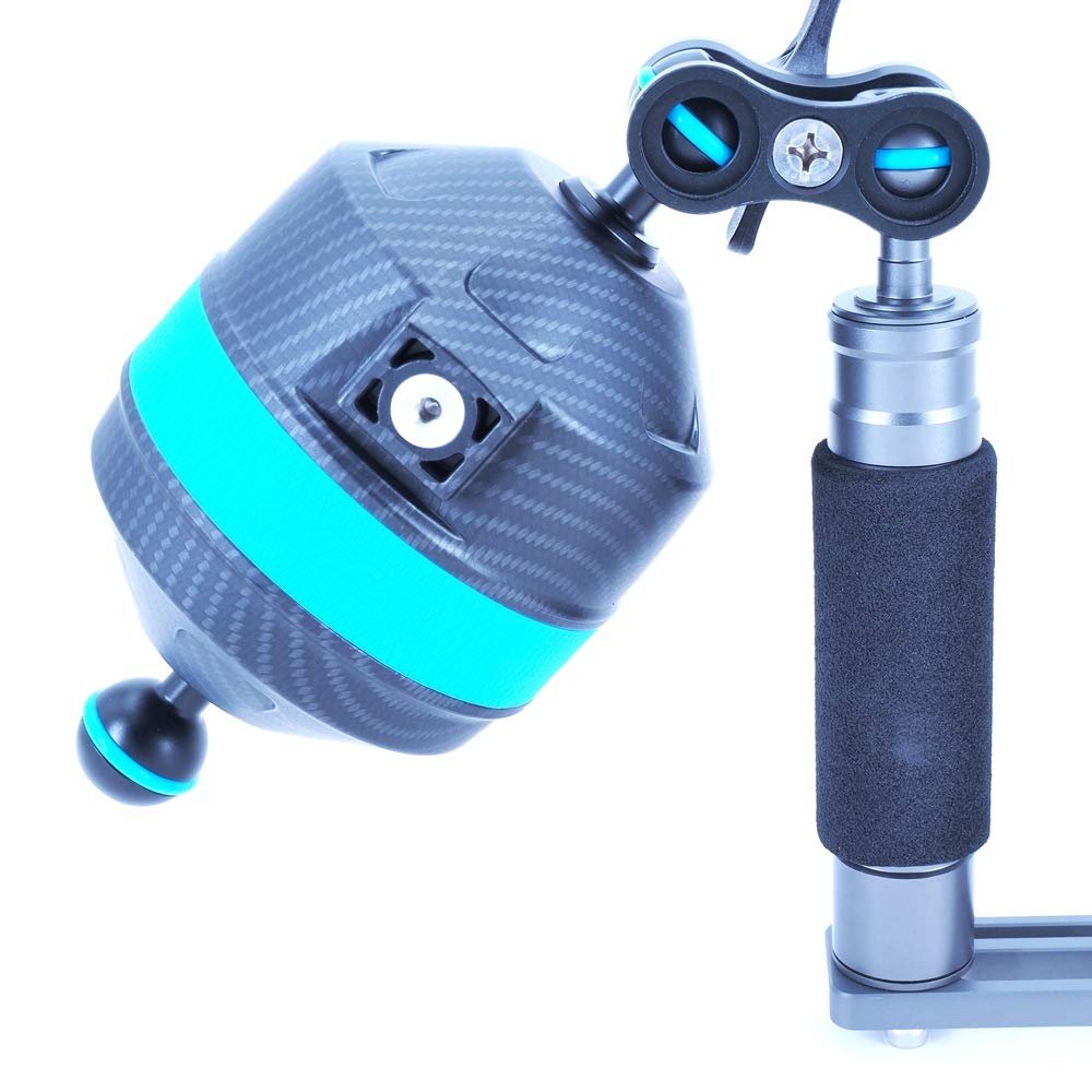 DIVTEK Mega Float Arm Bracket with Nauticam Bayonet Mount for Underwater Diving Tray Video Light/Strobe Float Arms (D95-110)