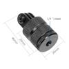 360 Degree Rotation Tripod Mount Adapter, Aluminum 1/4 inch 20 Camera Mount Compatible with GoPro 13/12 Black,Hero10/ 9/8/ 7/6/ 5/ Series,DJI, XiaoYi and Other Standard 1/4 Accessories view 2
