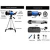 70mm Aperture 400mm AZ Mount Astronomy Telescope,Refractor Telescope for Kids Adults and Beginners,Portable Travel Telescope, with Carry Bag and Tripod (Color : Package 4) view 3