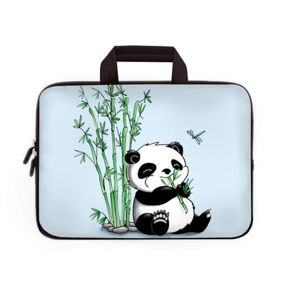 11 11.6 12 12.1 12.5 inch Laptop Carrying Bag Chromebook Case Notebook Ultrabook Bag Tablet Cover Neoprene Sleeve Fit Apple MacBook Air Samsung Acer HP DELL Lenovo Asus (Cute Panda)