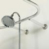 Zenna Home Rustproof Round Shower Curtain Rod for Clawfoot Tub with Easy Installation, Oval Hoop Shower Curtain Rod, Freestanding Tub Accessories, Fits Areas up to 70.5 by 28 Inches, Chrome view 4