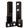 Fluance Reference Surround Sound Home Theater 5.0 Channel Speaker System Including 3-Way Floorstanding Floorstanding Towers, Center Channel, and Rear Surround Speakers - Walnut (XL8HTBW) view 1