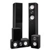 Fluance Reference High Performance Surround Sound Home Theater 5.0 Channel Speaker System Including 3-Way Floorstanding Towers, Center Channel, and Rear Surround Speakers - Black Ash (XL8HTB) view 1