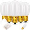 Honoson 6 Pieces Christmas Village Light Bulbs 6 W Replacement Bulbs, E12 Candelabra Base T20 Bulb Accessory for Villages Houses Dept 56, Christmas Tree view 1