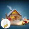 Honoson 6 Pieces Christmas Village Light Bulbs 6 W Replacement Bulbs, E12 Candelabra Base T20 Bulb Accessory for Villages Houses Dept 56, Christmas Tree view 4