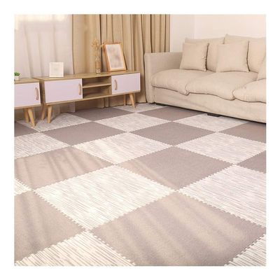 ALGFree Interlocking Carpet Tiles Cold Protection Durable Waterproof for Living Room Gaming Room Foam Puzzle Floor, Multiple Color (Color : F, Size : 60x60x1cm-4 pcs)