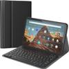 AGPTEK Keyboard Case for All-New Amazon Fire HD 8/8 Plus(2020 Release, 10th & 2022 Release, 12th),with Detachable Wireless Bluetooth Keyboard view 1
