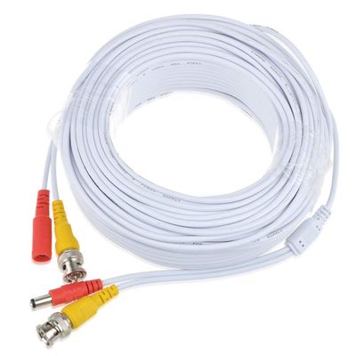 PKPOWER 150ft White BNC Video Power Wire Cord for Lorex Camera Cable 1080P 720P 960H ETC