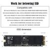 Cablecc Type-C USB-C to 16+12 Pin Mobile Box HDD Enclosure for Air Pro 2013 2014 2015 2016 SSD Portable Case view 2