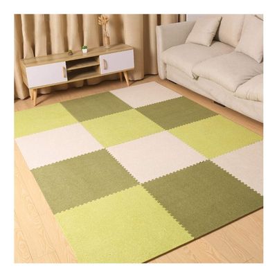ALGFree Interlocking Carpet Tiles Cold Protection Durable Waterproof for Living Room Gaming Room Foam Puzzle Floor, Multiple Color (Color : E, Size : 30x30x1cm-16 pcs)