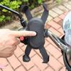 Hemobllo 1pc Non- Phone Mount for and Motorcycles Compatible Smartphones Handlebar Holder Black Shockproof and Easy to Install view 4